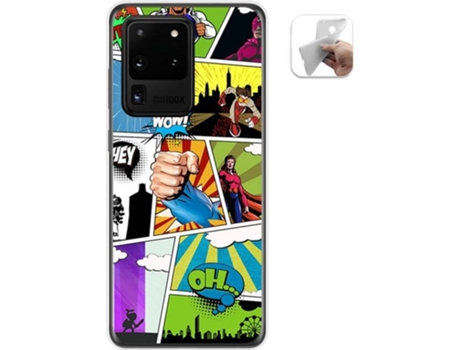 Carcasa Samsung Galaxy S20 Ultra TUMUNDOSMARTPHONE Comic Multicolor