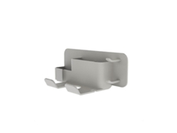 Soporte de silicona para secador de pelo, plancha para el cabello, gris GOKOCO