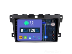 Coche Radio Android Auto Autoradio 8GB RAM 128G ROM CarPlay Navegación GPS Pantalla Táctil RoverOne para Mazda CX7 CX-7 CX 7 ER 2008 - 2015 