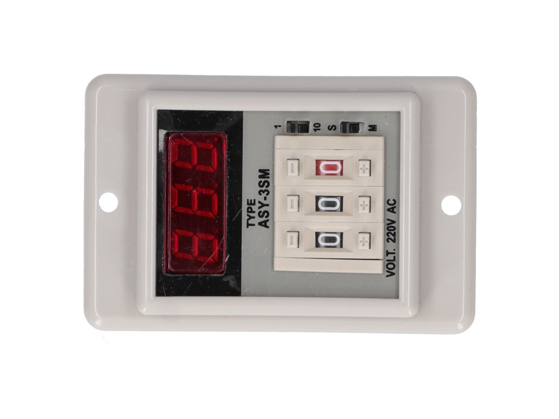 Relé Temporizador Digital De Alta Precisión Ajustable Jyio 99.9s-999m Ac 220v Para Automatización Industrial.