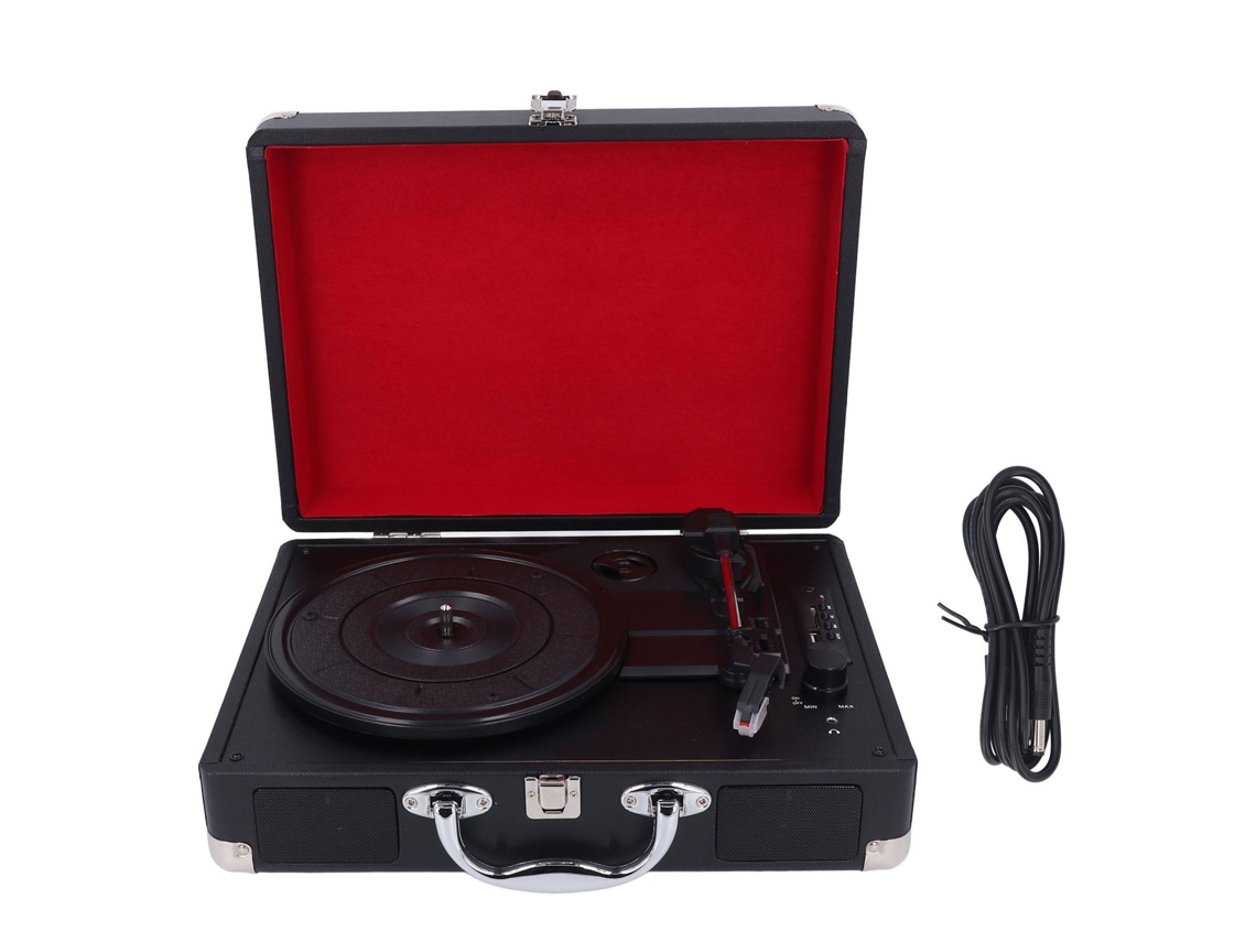 Tocadiscos retro Bluetooth USB LAXISCREED 33/45/78 rpm