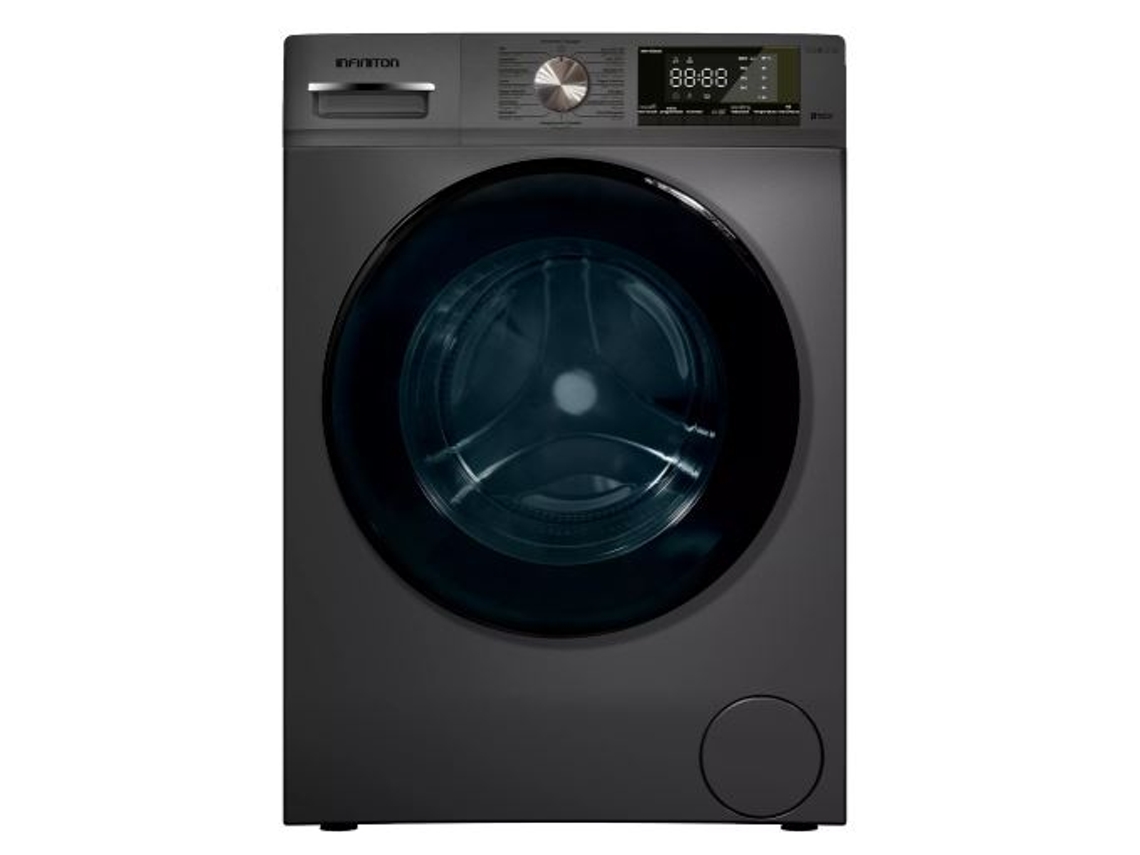 Lavadora de carga frontal Infiniton Wm S72adx, 7 kg, 1200 rpm, A, acero inoxidable oscuro