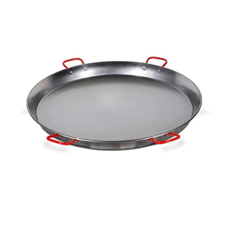 Paellera valenciana de 90 cm. pulida para 50 personas