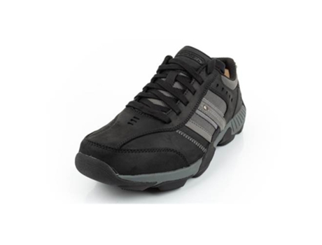 Zapatillas de Hombre SKECHERS Nan Piel Negro (40)