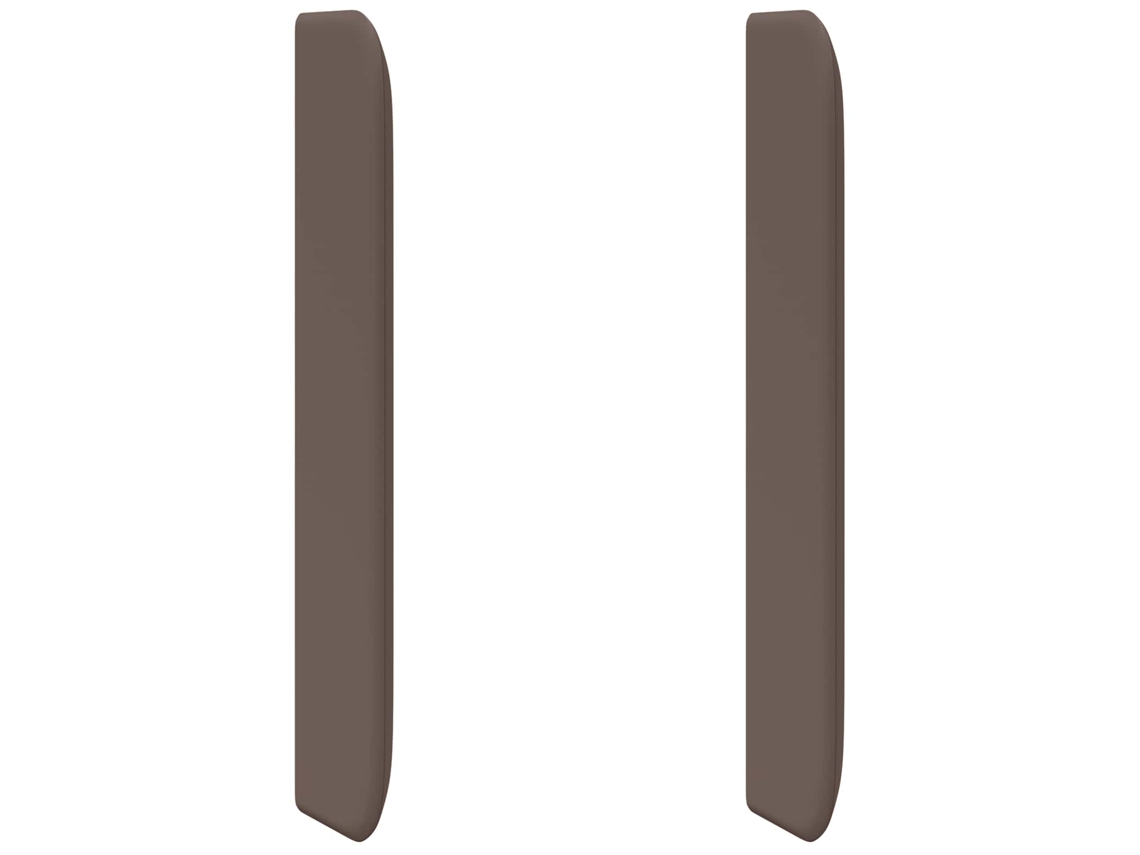 Maison Exclusive - Oreja De Cabecero Marrón 80 X 16 X 4 Cm Pvc