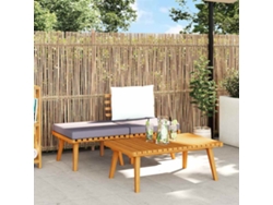 HARLANV1 Conjunto de muebles de jardín con tumbona y cojines en acero color antracita.