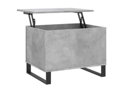 Mesa de centro Derivados Madera Cemento Gris MAISON EXCLUSIVE (60x44,5x45 cm)