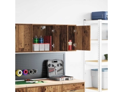 Maison Exclusive - Armarios De Pared 2 Uds Para Garaje Madera Antigua Madera