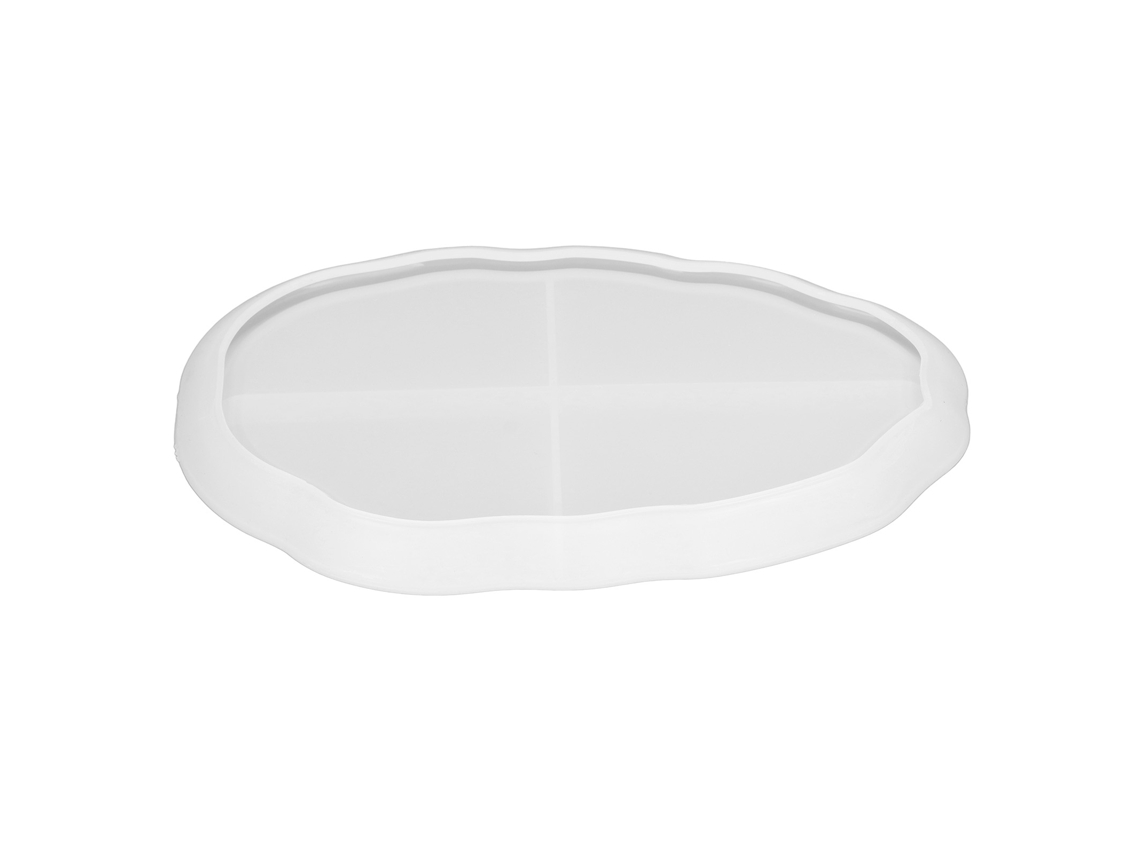 Molde De Silicona Para Resina Irregular Transparente Diy Para Principiantes