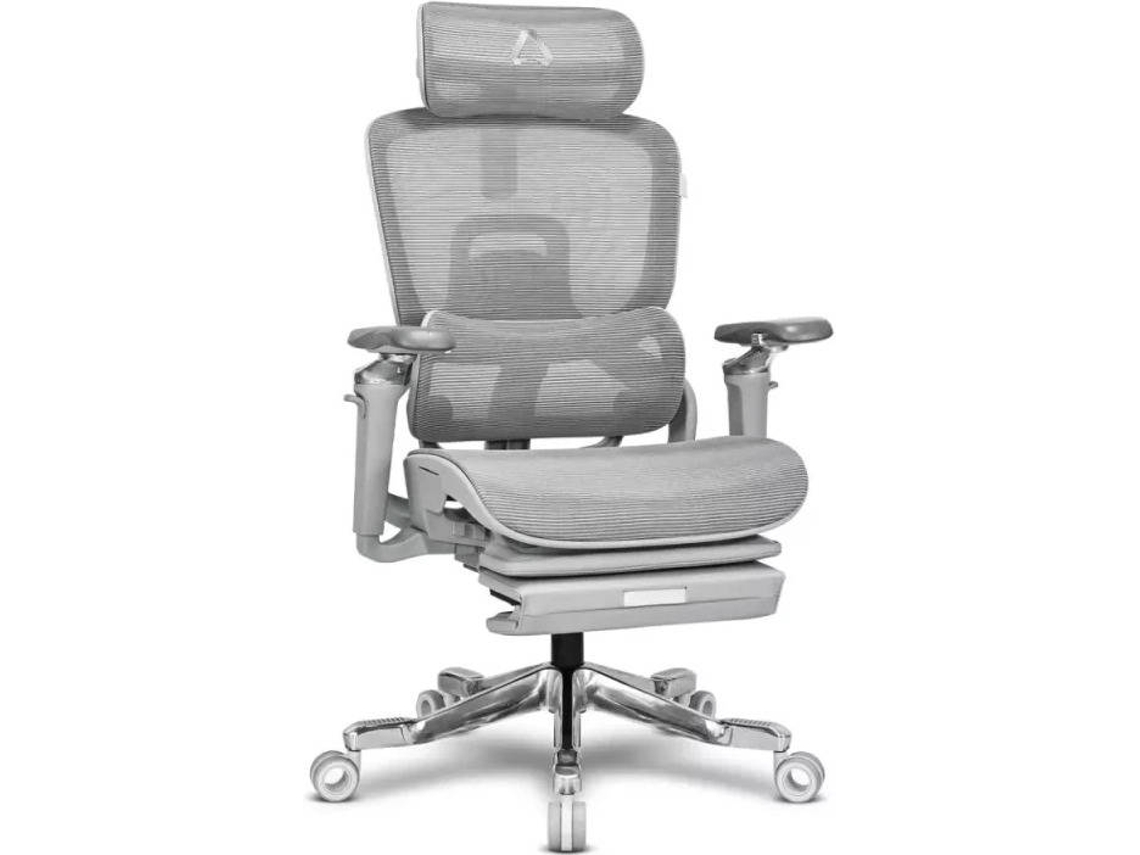 Silla Gaming ALPHA GAMMER Swell Grey (Peso Máximo: 130 kg - Gris)