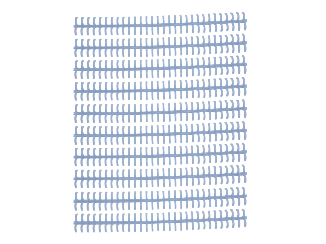 10 Unidades De Encuadernación De Huso Para Hojas Sueltas De Pp De 10 Mm Con 30 Agujeros, Color Azul Claro, Para Uso Escolar Y De Oficina.