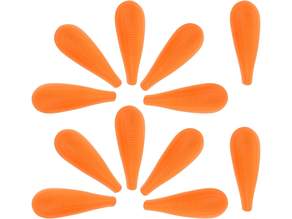 Juego 24 Almohadillas Antideslizantes Plástico Naranja Perchas Mantener Forma Proteger Deformación Ropa