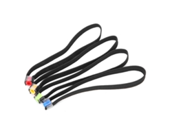 4 Anillos De Soporte Para Línea De Pesca, Elásticos, Ligeros, Con Bucle.