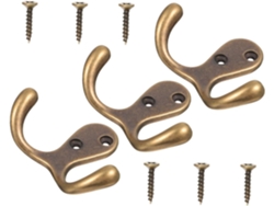 Juego De 3 Ganchos De Pared Para Baño, De Metal Resistentes Toallas, Perchas De Extraíbles.