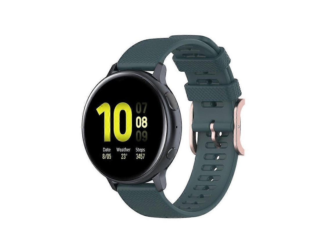 Pulsera texturizada con cuentas de 20 mm para Galaxy Watch Active 3 / Active 2 / Active / Galaxy Watch 3 de 41 mm / Galaxy Watch de 42 mm