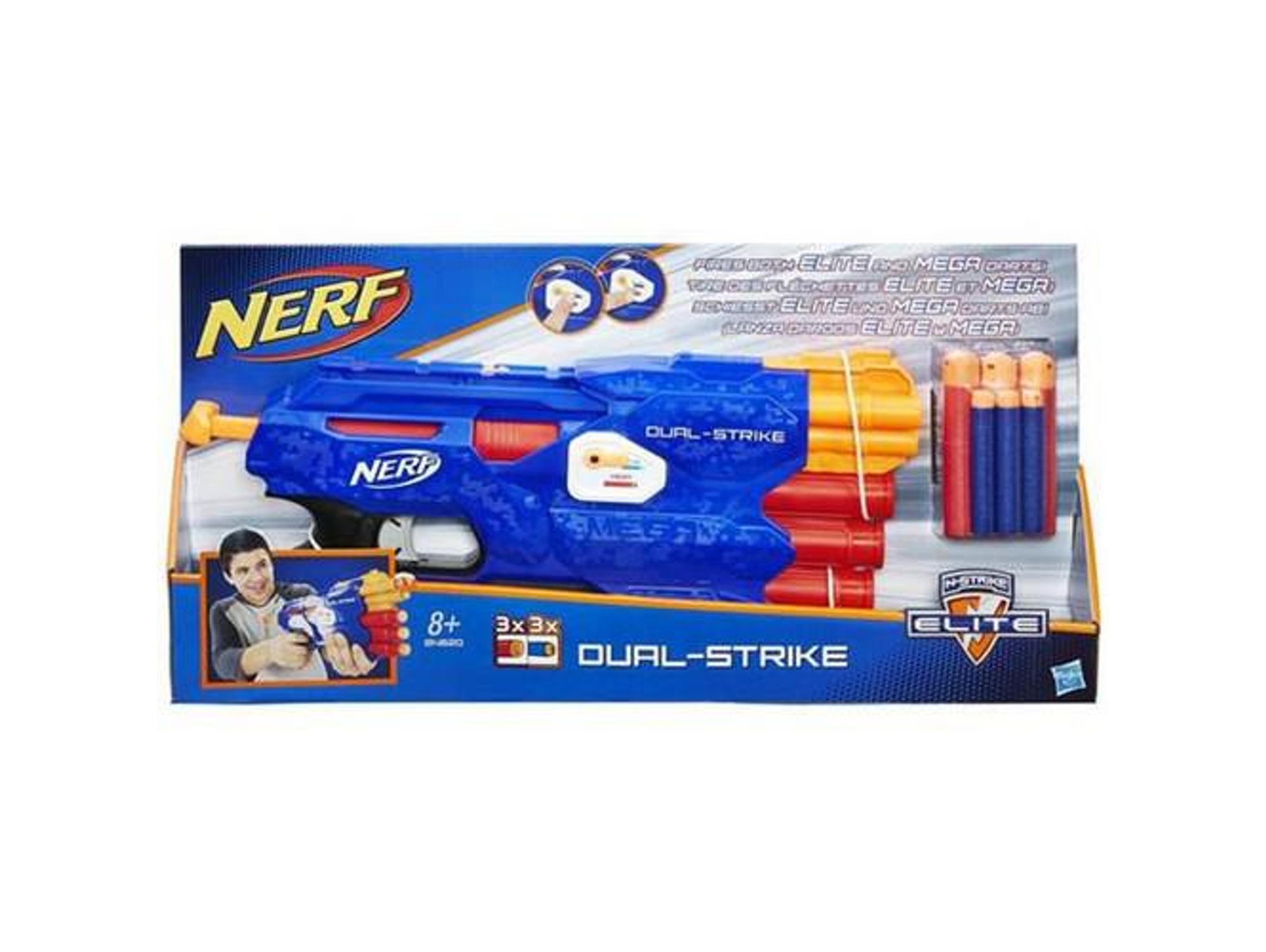 Lanzador Nerf HASBRO Elite Dual Strike