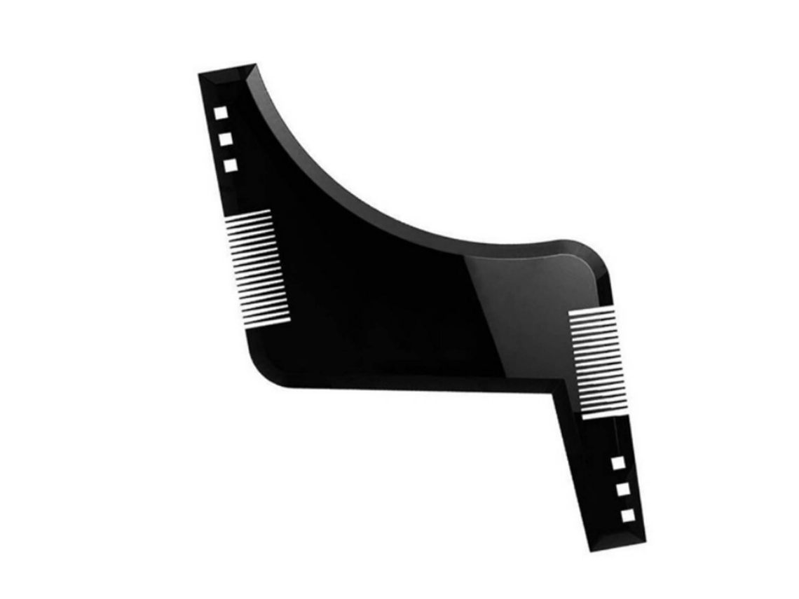 Peine Para Estilizar La Barba Con Mango Rectangular En Ángulo