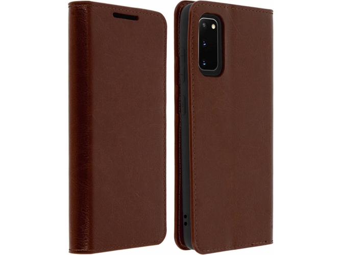 Funda Samsung Galaxy S20 AVIZAR Piel Marrón