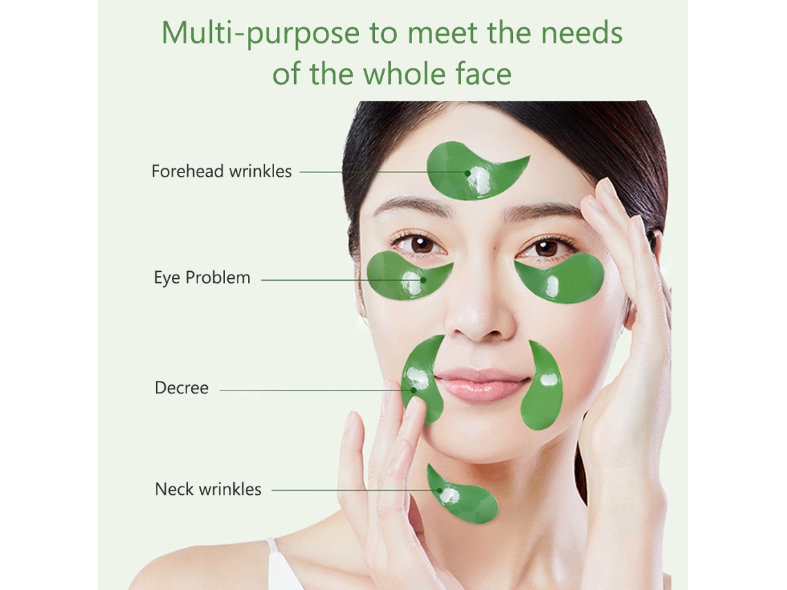 60 Mascarillas De Gel Para Ojos Tratamiento Contra Ojeras Y Arrugas