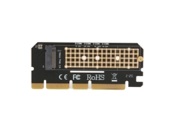 Adaptador Plug And Play M.2 Nvme Key M Ssd A Pcie X16 Para Ordenador Servidor
