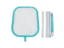 Red Profesional Desmontable Para La Limpieza De Piscinas Con 5 Varillas Para Hojas Y Residuos.
