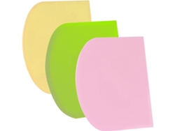 Raspador De Massa - Cortador De Massa, 3 Peças, 4,7 X 3 Polegadas - Flexível - Anti-deslizante - Acessórios Para Confeitaria