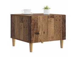 Maison Exclusive - Mesa De Café Con Cajón Madera Envejecida 49 X 50 X 40 Cm