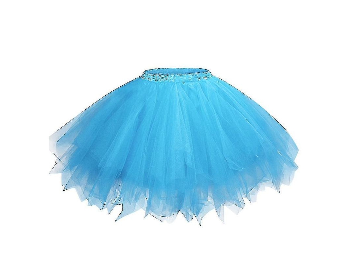 Falda princesa para mujer 2026 con elástico en tul, falda corta de baile en tul y malla, tallas M/GG/XGG