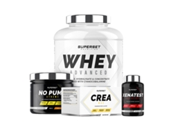 Programa Expert Dry Muscle 100 Whey Protein Advanced 2 kg Chocolate Sin Pump Xtreme Créa Max Xenatest Hardcore Superset Nutrition