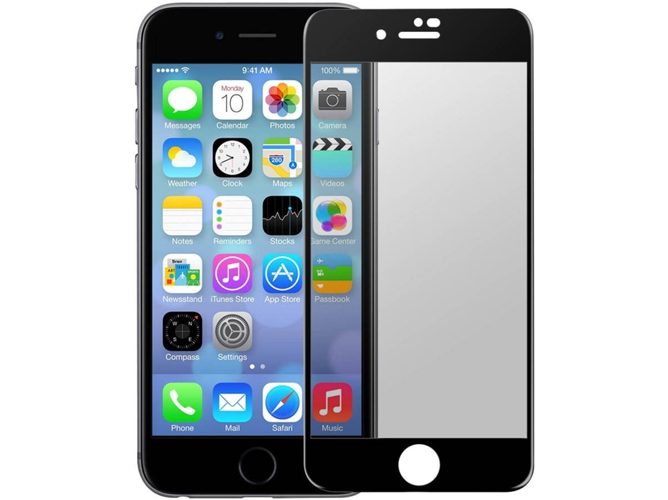 Protector de Cristal Templado Apple iPhone 7, 8 Plus AVIZAR GLASS-ELEC-SPY-BK-7L Negro