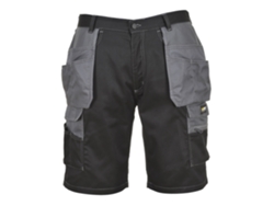Bermudas con funda de granito para días calurosos / Negro Gris / M Portwest