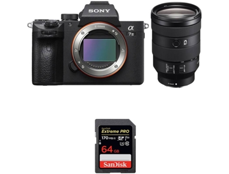 Kit Cámara SONY ALPHA 7 III FE 24-105 mm f/4 G OSS + SanDisk 64GB (Full-Frame)