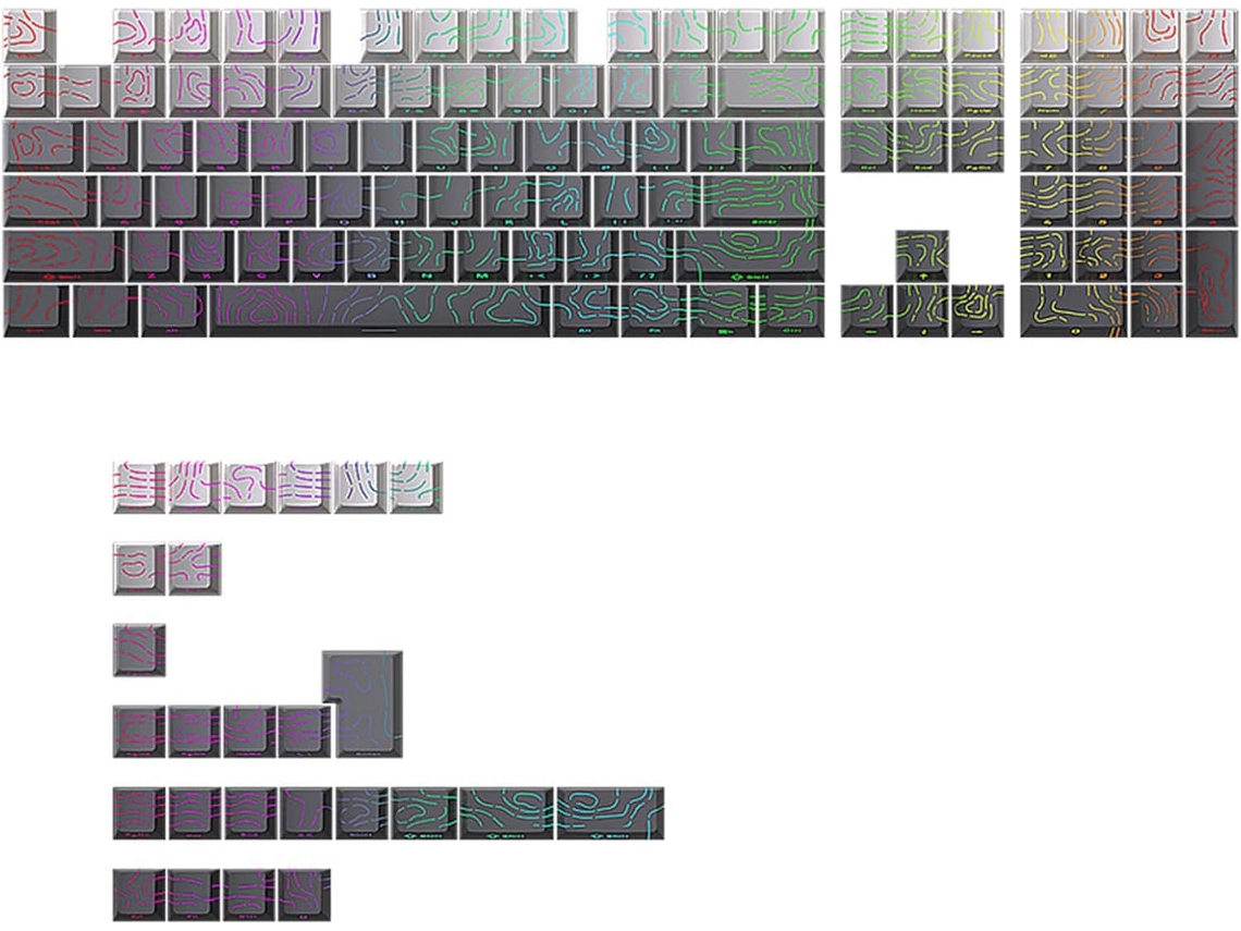 Teclas Antideslizantes Para Teclados Mecánicos 61 64 68 75 84