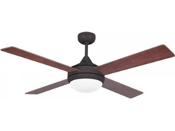 Ventilador de Techo FARO BARCELONA Icaria Marrón (60 W - Diámetro 132 cm)
