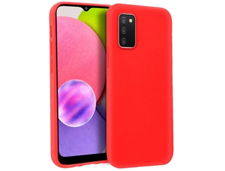 Funda Cool Silicona para Samsung A037 Galaxy A03S Rojo