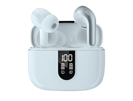 ELKUAIE Auriculares Bluetooth Audífonos inalámbricos verdaderos Auriculares con pantalla de batería LED