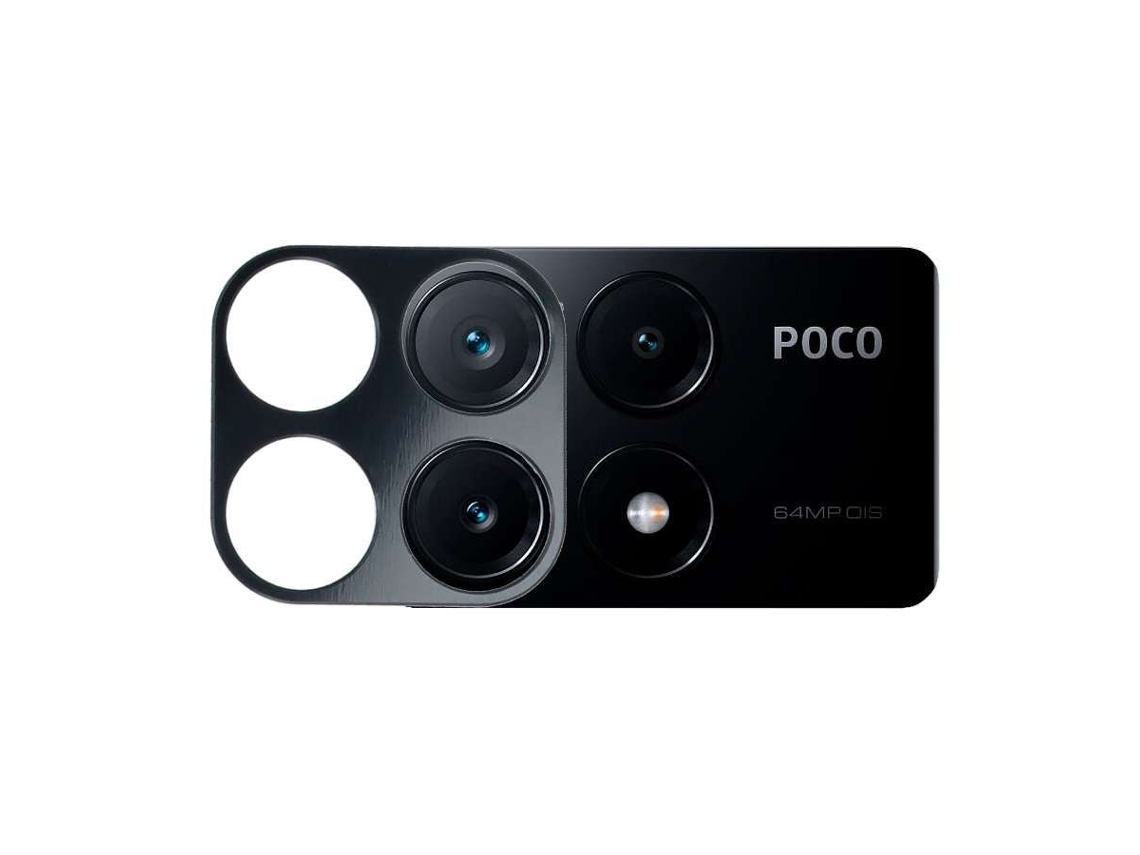 Protector Cámara Metalizado Negro Para Xiaomi Poco X6 Pro