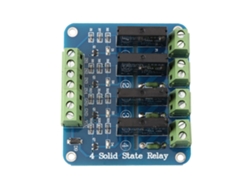 2026as-módulo De Relé De Estado Sólido Ssr 4 Canales 5v Para Carga 2a 100v~240vac