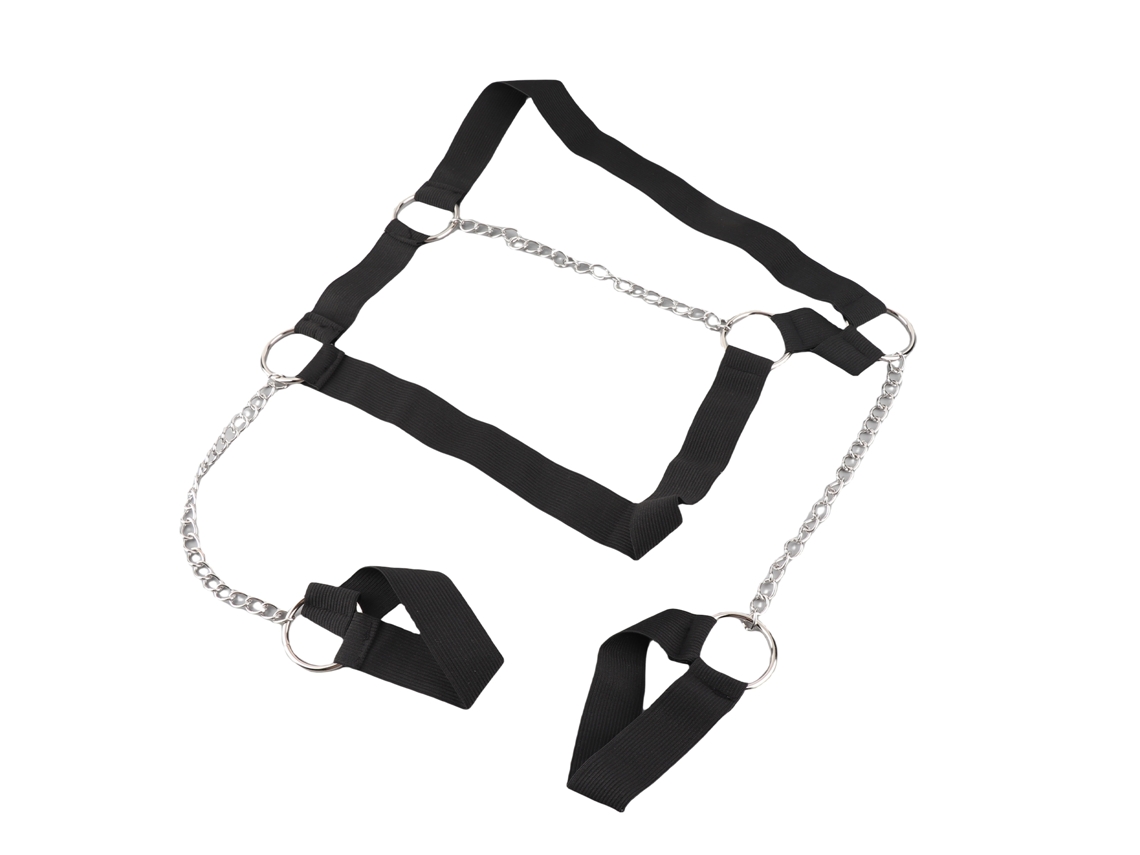 Arnés De Pecho Ajustable De Pu Estilo Punk Para Hombre Con Cadena De Metal Para Cosplay Y Fiestas.