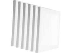 6 Paneles De Madera Con Respaldo De Lienzo, Lienzos En Blanco Para Pintar, Ideales Para Artistas.