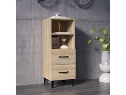Lovely Home Aparador 34,5X34X90 Cm Derivados de Madera Roble Sonoma
