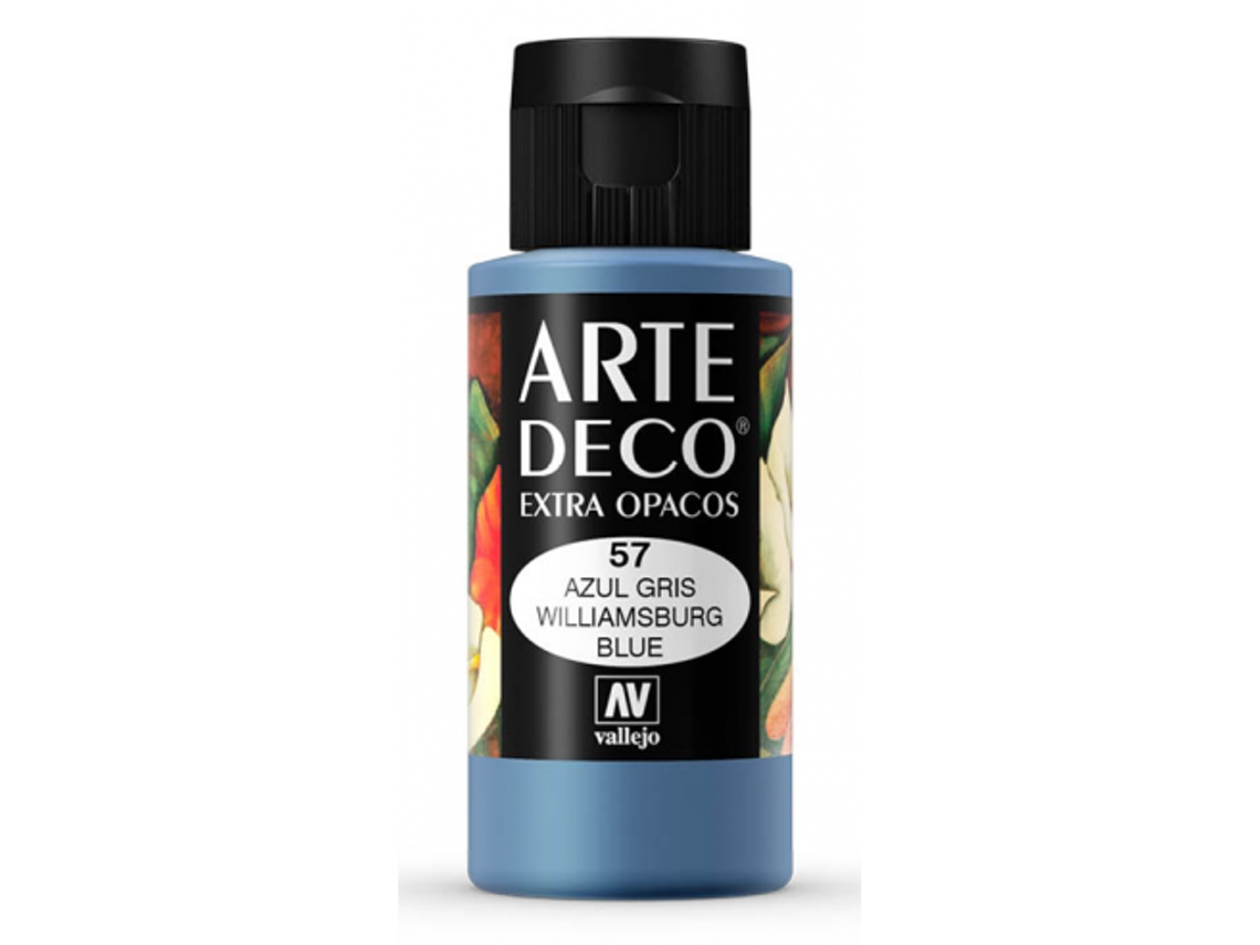 Pintura Acrilica Arte Deco Vallejo 60 Ml (Azul Gris 57)