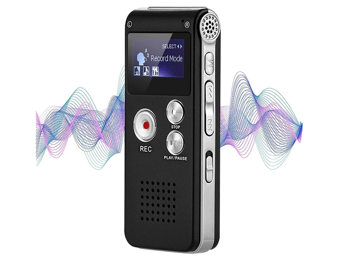 Minigrabadora De Voz Multifuncional Recargable (8 Gb), Reproducción De Audio Digital Y Mp3, Led Rgb, Usb, Para Decoración De Dormitorio.