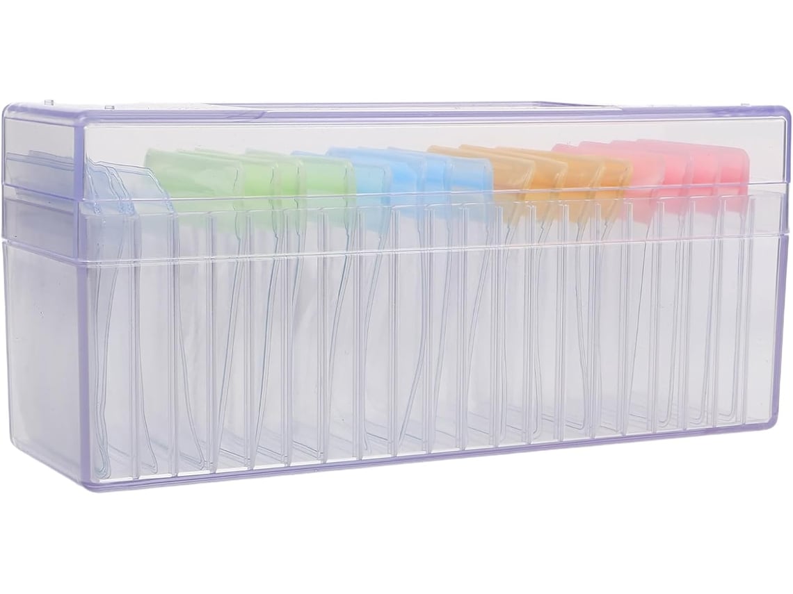 Caja De Joyería De Viaje De Acrílico Transparente Nuobesty Con 20 Bolsas De Pvc Impermeables Y Antioxidantes.