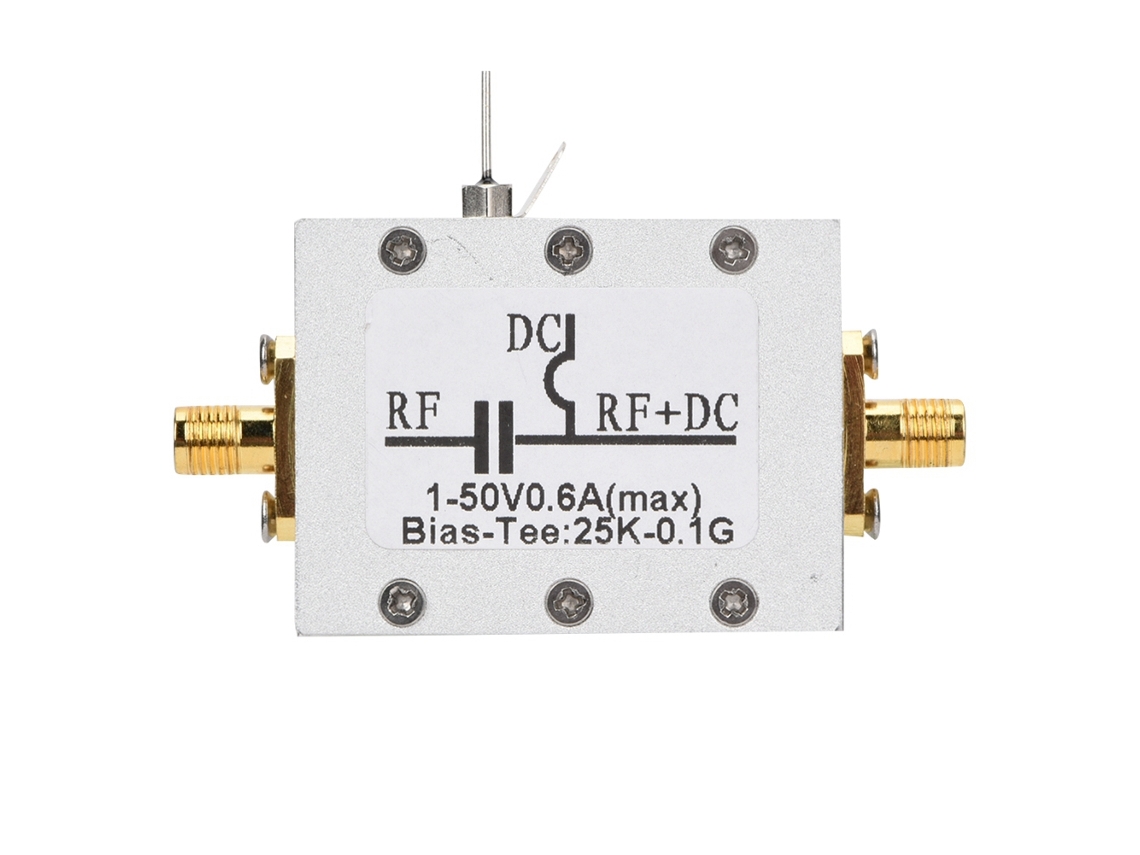 Alimentação Coaxial Rf Banda Larga Frequência De Rádio Micro-ondas Coaxial Bias 25k-100mhz