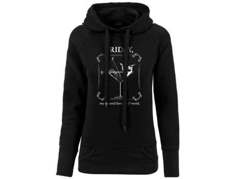 Sweatshirt para Mujer MISTER TEE (L - Negro)