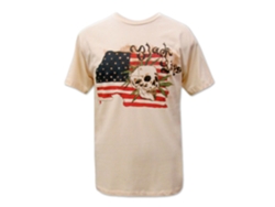 Black Lips Flag T-shirt Rockinstone Unisex Adults Best Sellers Size:m