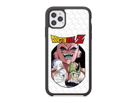 Funda Oficial Dragon Ball Freeza Cell Buu Warner para iPhone 12 PHONECASES3D Piel Sintética Negro
