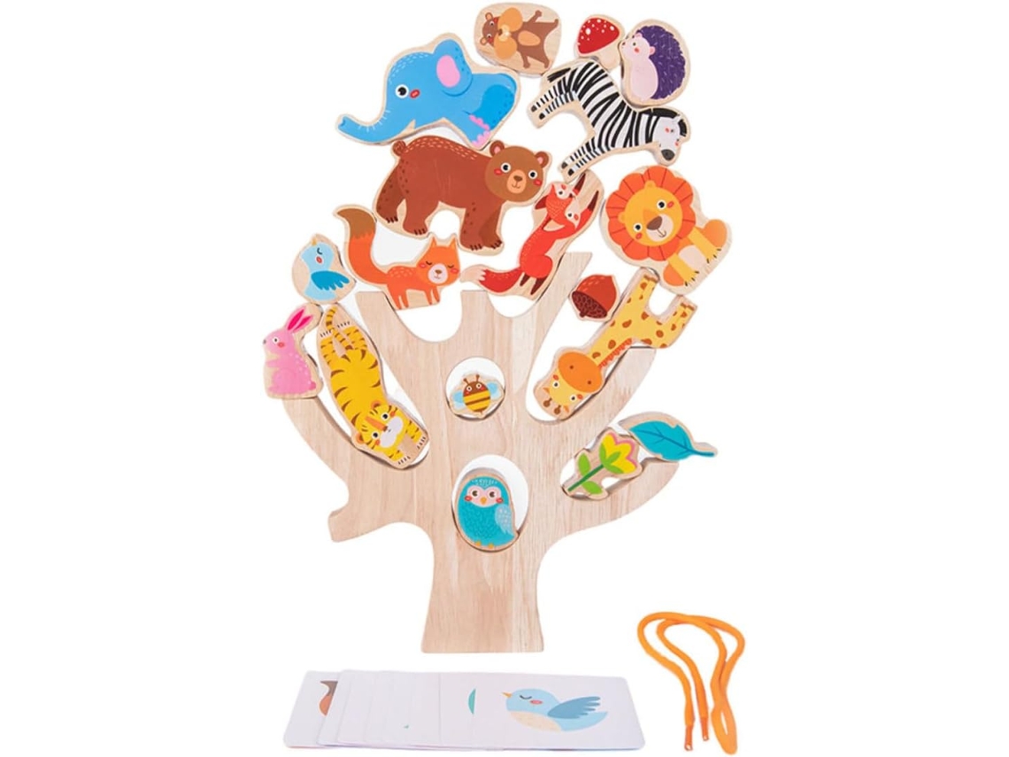 Juguetes Para Niños Y Niñas, Bloques De Equilibrio De Madera, Juguetes De Aprendizaje Temprano