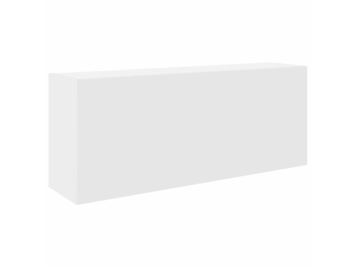 Maison Exclusive - Mueble De Pared De Baño Madera Ingeniería Blanco 100x25x40 Cm